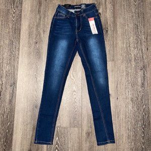 Pasion Women Jeans Skinny Stretch Pants Juniors Size 1 (24x29) Blue NWT NEW